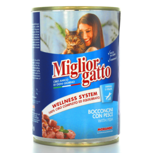 MIGLIOR GATTO BOCCONCINI CON PESCE 405G