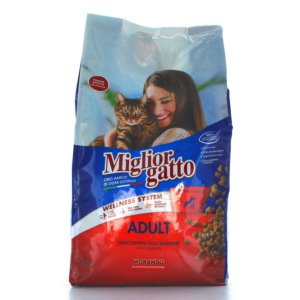 MIGLIOR GATTO ADULT CROCCANTINI SALMONE SACCO 2 KG