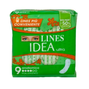 LINES IDEA ULTRA GIORNO ANATOMICO 9 PZ ASSORBENTI
