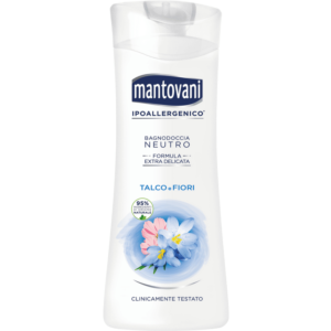 MANTOVANI BAGNODOCCIA NEUTRO TALCOE E FIORI 400 ML