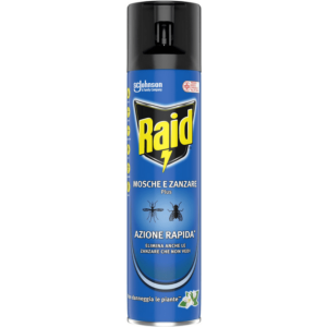 Raid Spray Mosche e Zanzare Plus Azione Rapida - 400ml