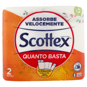 SCOTTEX QUANTO BASTA CARTA DA CUCINA 2 PZ