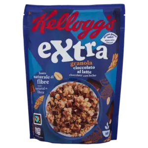 KELLOGG'S EXTRA GRANOLA CIOCCOLATO AL LATTE 375 G