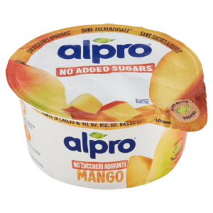 ALPRO ALTERNATIVA VEGETALE ALLO YOGURT, GUSTO MANGO, SENZA LATTOSIO, SENZA CONSERVANTI, 135G