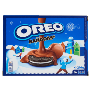 OREO BAÑADAS, BISCOTTI CON COPERTURA AL CIOCCOLATO AL LATTE - 246G