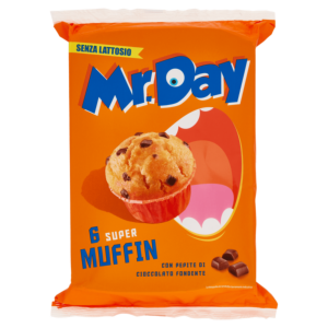 MR.DAY 6 SUPER MUFFIN CON PEPITE DI CIOCCOLATO FONDENTE 6 X 50 G