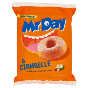 MR.DAY 8 CIAMBELLE CON VANIGLIA NATURALE DA BACCHE 8 X 40 G