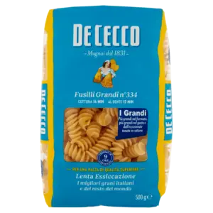 DE CECCO FUSILLI GRANDI N°334 500 G