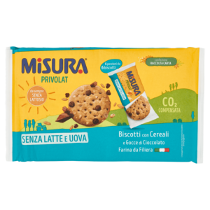 MISURA PRIVOLAT BISCOTTI CON CEREALI E GOCCE DI CIOCCOLATO 280 G