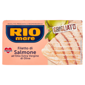 RIO MARE FILETTO DI SALMONE ALL'OLIO EXTRA VERGINE DI OLIVA GRIGLIATO* 125 G