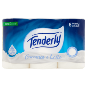 TENDERLY CAREZZA DI LATTE ROTOLI VELLUTATI 6 PZ