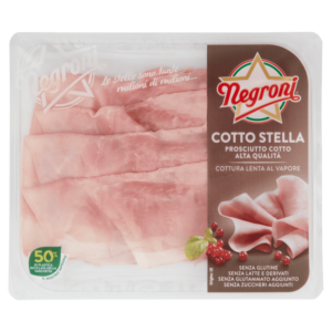 NEGRONI COTTO STELLA PROSCIUTTO COTTO ALTA QUALITÀ 110 G