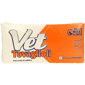 VET TOVAGLIOLI MAXIPACK 1 VELO 33X33 BIANCO