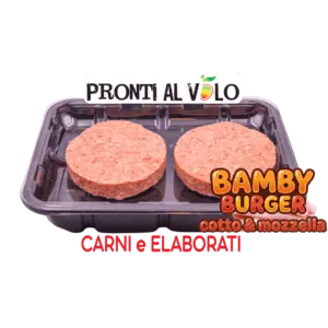 BAMBYBURGER COTTO-MOZZARELLA 4X65G (NP)