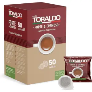 50 Cialde 44mm Caffè Toraldo Forte e Cremoso