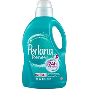 PERLANA RENEW FRESH, DETERSIVO LAVATRICE, TESSUTI MISTI E SINTETICI, NEUTRALIZZA ODORI, CONFEZIONE SINGOLA DA 24 LAVAGGI