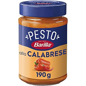 Barilla Pesto alla Calabrese, Sugo Pronto con Peperoni Rossi - 190 g.