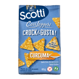 Riso Scotti Crock & Gusta Curcuma Triangoli di Mais e Riso - 60g