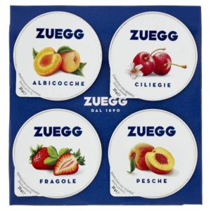 ZUEGG I FRUTTETI DI OSWALD ZUEGG ALBICOCCHE, CILIEGIE, FRAGOLE, PESCHE 4 X 25 G