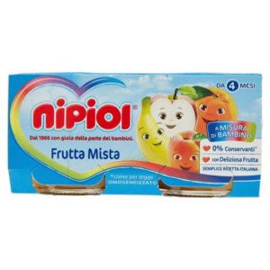 NIPIOL FRUTTA MISTA OMOGENEIZZATO 2 X 80 G