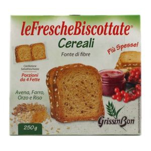GRISSINBON LEFRESCHEBISCOTTATE CEREALI 250 G