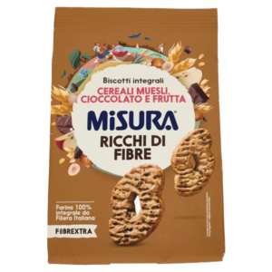 MISURA - MISURA FIBRE EXTRA BISCOTTI INTEGRALE MUESLI - 230 G