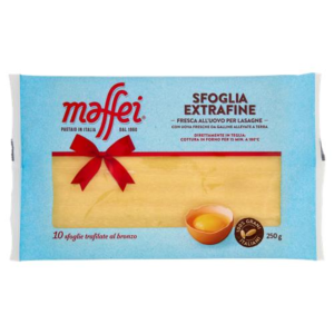 Maffei Sfoglia Extrafine Pasta Fresca all'Uovo per Lasagne (250g)
