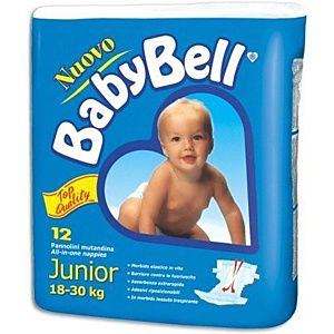 BABYBELL JUNIOR 12 PANNOLINI