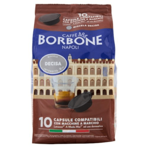 Caffè Borbone Miscela Decisa Capsule Compatibili Lavazza A Modo Mio - 72 g (Confezione da 10 capsule da 7,2 g ciascuna).