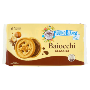 BAIOCCHI BISCOTTI FARCITI CON CREMA ALLA NOCCIOLA E CACAO 336G