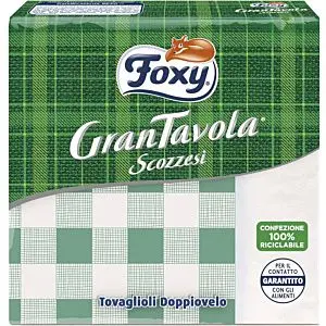 FOXY GRANTAVOLA SCOZZESI TOVAGLIOLI DOPPIOVELO 42 PZ