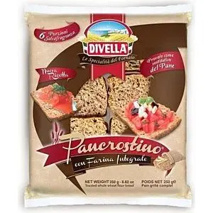 DIVELLA - PANCROSTINO FARINA INTEGRALE - 250 G