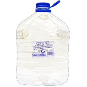 ACQUA DISTILLATA SOLBAT 5 L PET TANICA DEPURATA E DEMINERALIZZATA