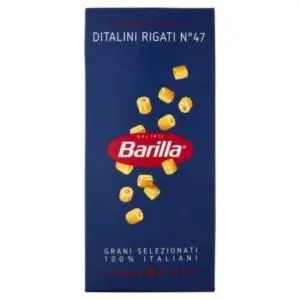 BARILLA PASTA DITALINI RIGATI N.47 100% GRANO ITALIANO 500G