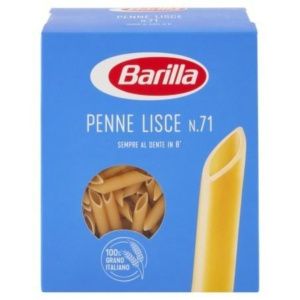 BARILLA PASTA PENNE LISCE N.71 100% GRANO ITALIANO 500 G