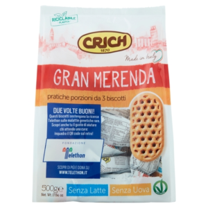 CRICH GRAN MERENDA PRATICHE PORZIONI DA 3 BISCOTTI 500 G