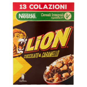 LION CEREALI INTEGRALI CON CIOCCOLATO E CARAMELLO 400G