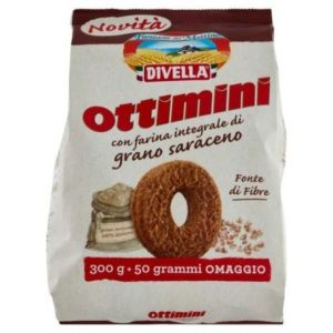 DIVELLA FANTASIE DEL MATTINO OTTIMINI CON FARINA INTEGRALE DI GRANO SARACENO 350 G