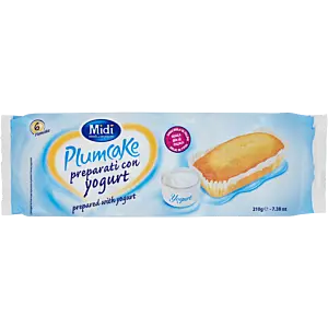MIDI' PLUMCAKE YOGURT X6 210 GR