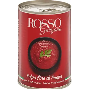 ROSSO GARGANO - POLPA FINE DI POMODORO 400GR
