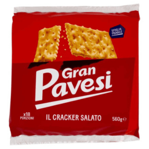 Gran Pavesi il Cracker Salato con Grano 100% Italiano Gr.560