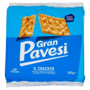 Gran Pavesi i Cracker Salati senza Granelli di Sale in Superficie - 560g