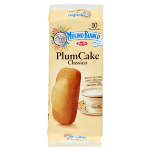 Mulino Bianco PlumCake Classico allo Yogurt - 330 g (Confezione da 10 pezzi da 33 g ciascuno).