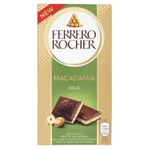 Ferrero Rocher Macadamia Milk Nocciola & Noci di Macadamia 90 g
