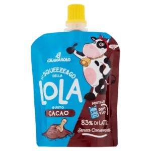 Granarolo lo Squeeze&go della Lola Gusto Cacao 85 g
