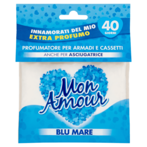 Mon Amour Profumatore per Armadi e Cassetti Blu Mare 12 g