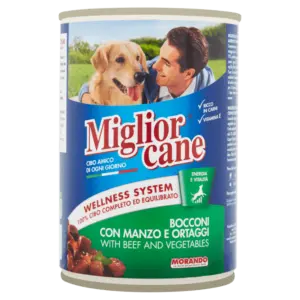 Migliorcane Bocconi con Manzo e Ortaggi - 405 g