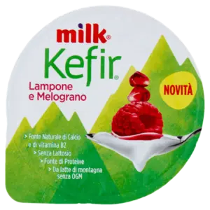 Milk Kefir Cremoso Melograno e Lampone (Vasetto da 150g)