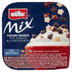 Müller Mix Bianco + Stelle al Cioccolato (150g)