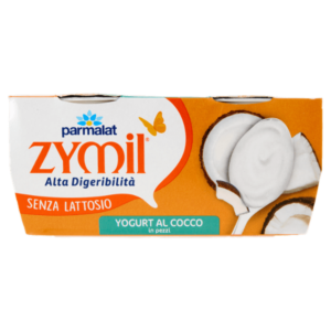 Parmalat ZYMIL Alta Digeribilità Senza Lattosio Yogurt al Cocco in pezzi - 2 x 125 g